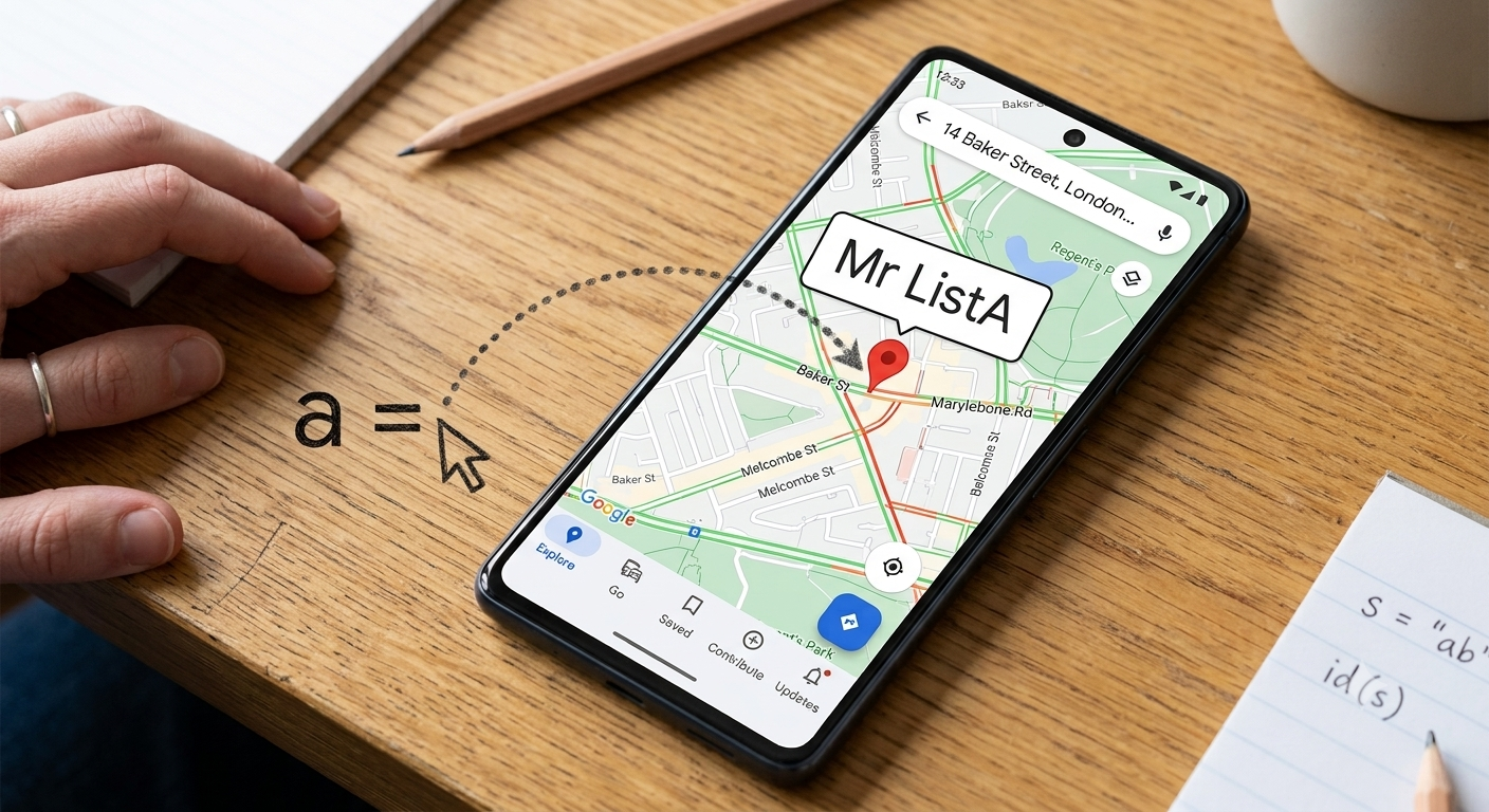 Variable pointing to Mr ListA